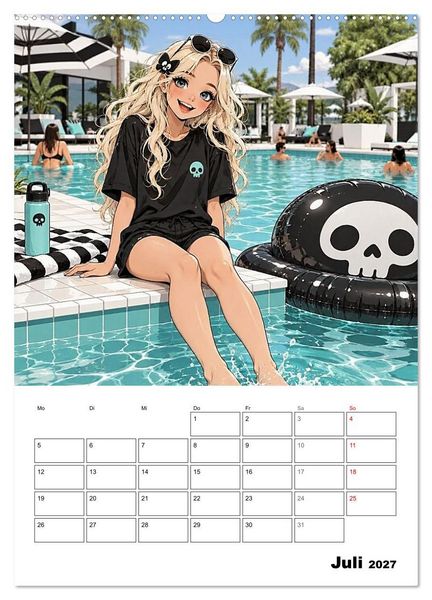 Produktbild: Kim, eben anders normal (Wandkalender 2027 DIN A2 hoch), CALVENDO Monatskalender