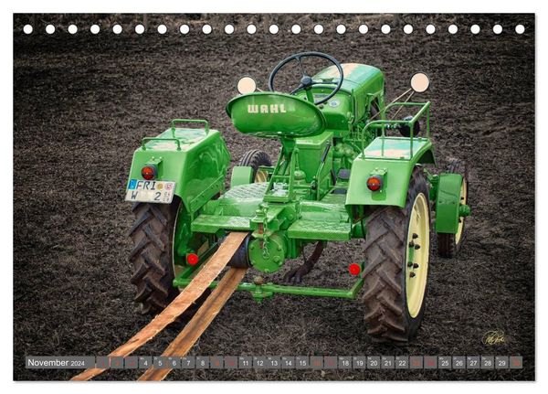 Traktoren - Oldtimer (Tischkalender 2024 DIN A5 quer), CALVENDO
