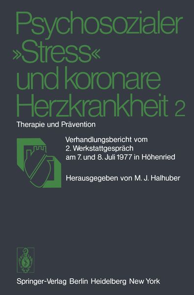 Produktbild: Psychosozialer &bdquo;Stress&rdquo; und koronare Herzkrankheit 2
