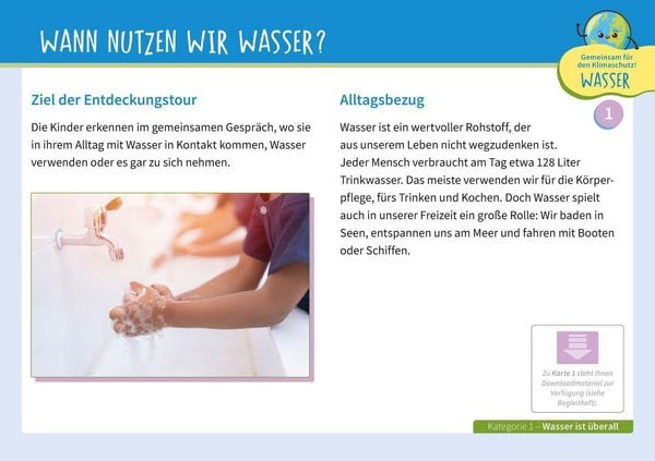 Produktbild: Gemeinsam f&uuml;r den Klimaschutz! Wasser