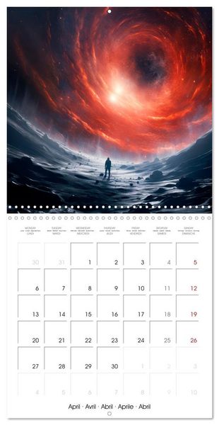 Produktbild: DISTANT WORLDS Explore the universe (Wall Calendar 2026 12 &times; 12 Inch) CALVENDO 12 Month Wall Calendar