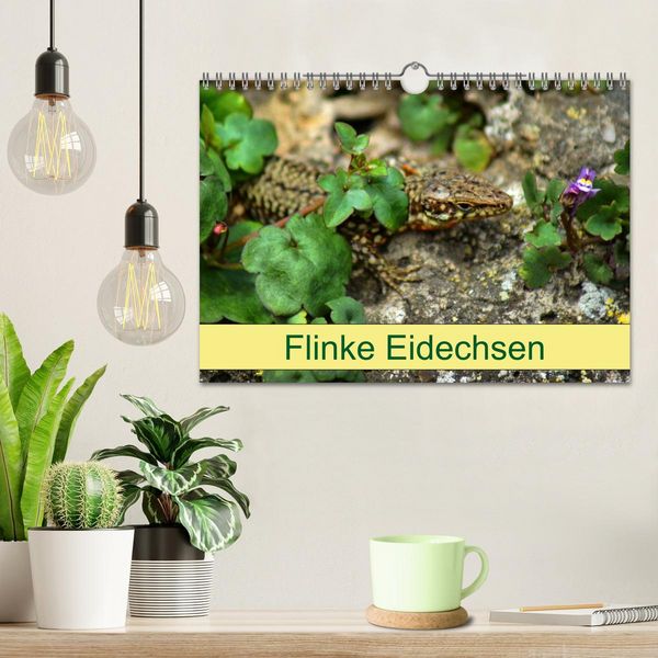 Produktbild: Flinke Eidechsen (Wandkalender 2026 DIN A4 quer), CALVENDO Monatskalender