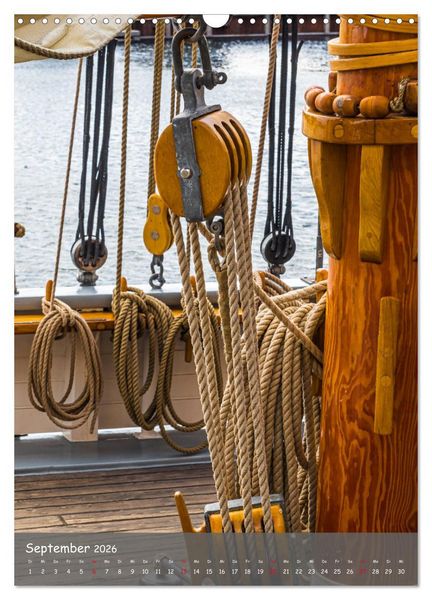 Produktbild: Maritime Details klassischer Yachten (Wandkalender 2026 DIN A3 hoch), CALVENDO Monatskalender