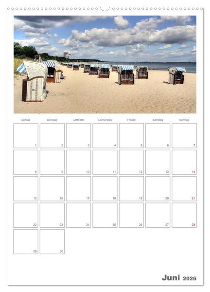 Produktbild: Timmendorfer Strand (hochwertiger Premium Wandkalender 2026 DIN A2 hoch), Kunstdruck in Hochglanz