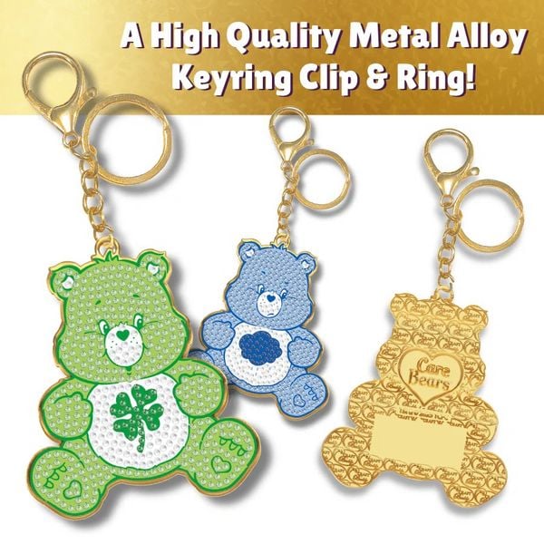 Produktbild: Craft Buddy CAKC-32CBC08 - Crystal Art Keyring, Care Bears Blind Bag, Schl&uuml;sselanh&auml;nger, Diamant-Malerei-Set
