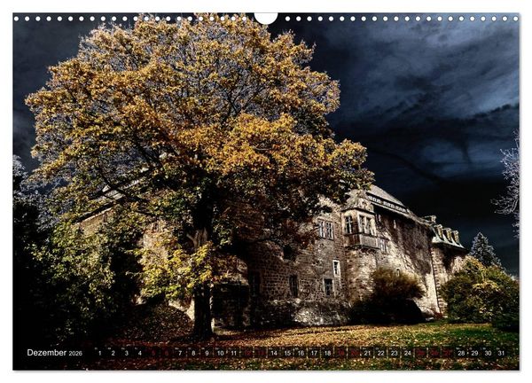 Produktbild: Burgen - Geheimnisvolles Mittelalter (Wandkalender 2026 DIN A3 quer), CALVENDO Monatskalender