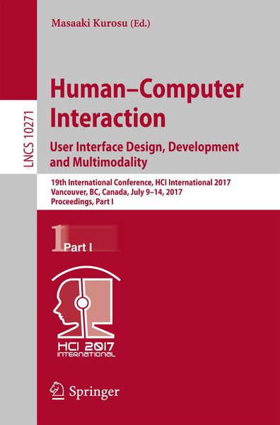 Produktbild: Human-Computer Interaction. User Interface Design, Development and Multimodality