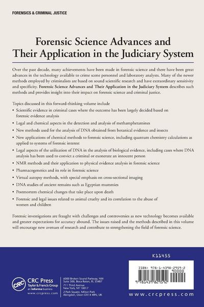Produktbild: Forensic Science Advances and Their Application in the Judiciary System