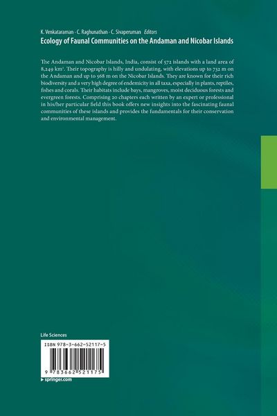 Produktbild: Ecology of Faunal Communities on the Andaman and Nicobar Islands