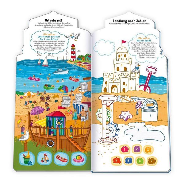 Produktbild: TR&Ouml;TSCH - Malbuch Mein kunterbuntes Spiel- und Malbuch Am Meer