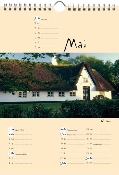 Produktbild: Sylt-die Insel 2027 A4 Kalender