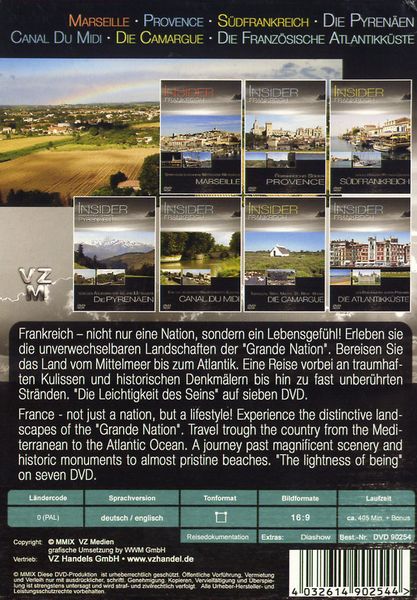 Produktbild: Insider - Frankreich - Box [7 DVDs]