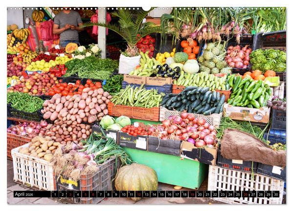 Produktbild: Exotische M&auml;rkte (Wandkalender 2026 DIN A2 quer), CALVENDO Monatskalender