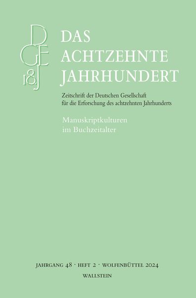 Produktbild: Das achtzehnte Jahrhundert 48/2