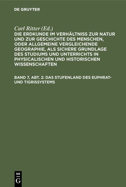 Produktbild: Das Stufenland des Euphrat- und Tigrissystems