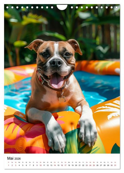 Produktbild: Hunde haben Spa&szlig; (Wandkalender 2026 DIN A4 hoch), CALVENDO Monatskalender