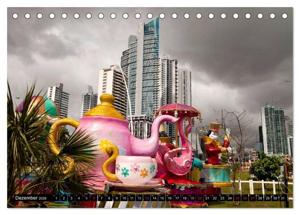 Produktbild: Panama Stadt (Tischkalender 2026 DIN A5 quer), CALVENDO Monatskalender
