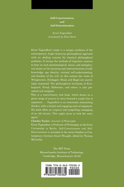 Produktbild: Self-Consciousness and Self-Determination