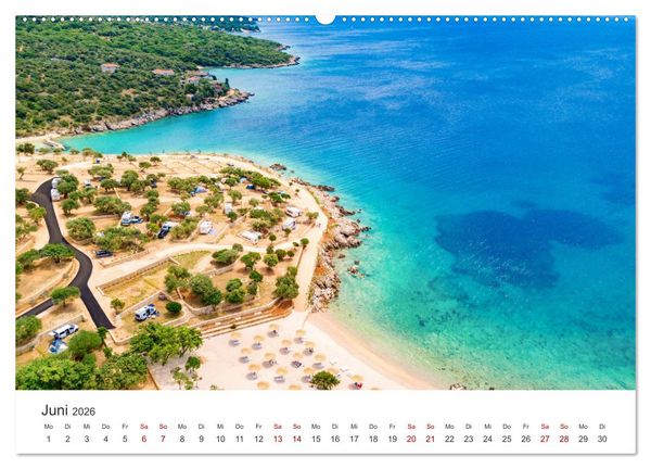 Produktbild: Kroatien - Eine Reise durch traumhafte Landschaften. (hochwertiger Premium Wandkalender 2026 DIN A2 quer), Kunstdruck in Hochglanz