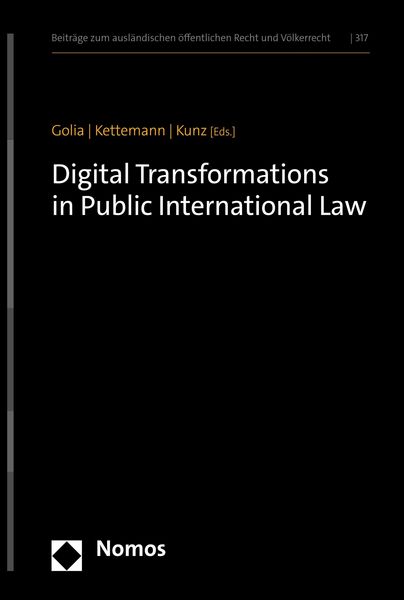 Produktbild: Digital Transformations in Public International Law