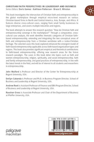 Produktbild: Faith-Based Entrepreneurship