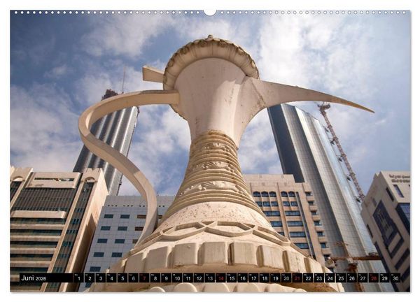 Produktbild: Emirat Abu Dhabi (Wandkalender 2026 DIN A2 quer), CALVENDO Monatskalender