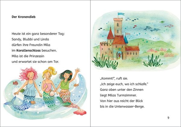 Produktbild: Lesel&ouml;wen 2. Klasse - Meerm&auml;dchengeschichten