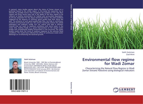 Produktbild: Environmental flow regime for Wadi Zomar
