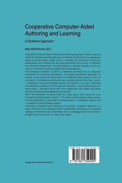 Produktbild: Cooperative Computer-Aided Authoring and Learning