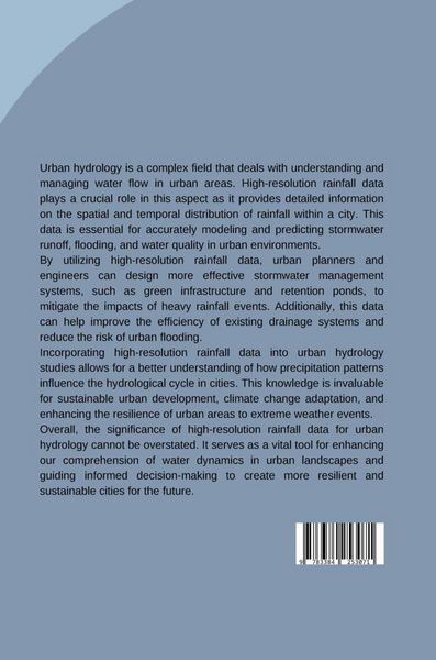Produktbild: The Challenge of Time: Finding High-Resolution Rainfall Data for Urban Areas