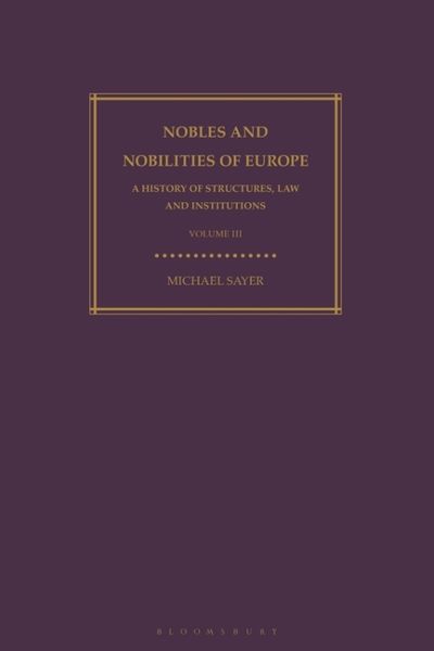 Produktbild: Nobles and Nobilities of Europe, Vol III