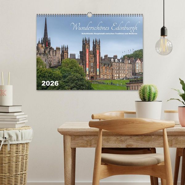 Produktbild: Wundersch&ouml;nes Edinburgh (Wandkalender 2026 DIN A3 quer), CALVENDO Monatskalender