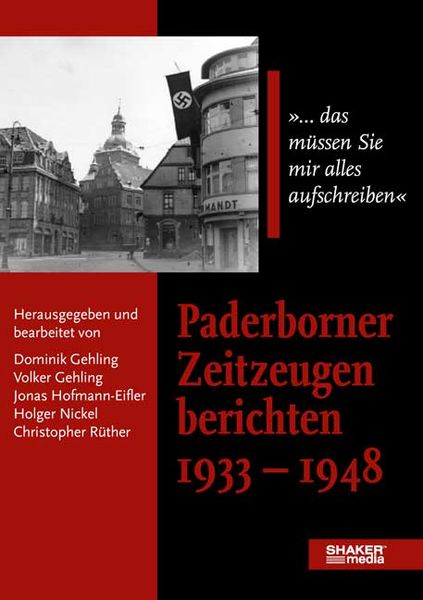 Produktbild: Paderborner Zeitzeugen berichten 1933 - 1948