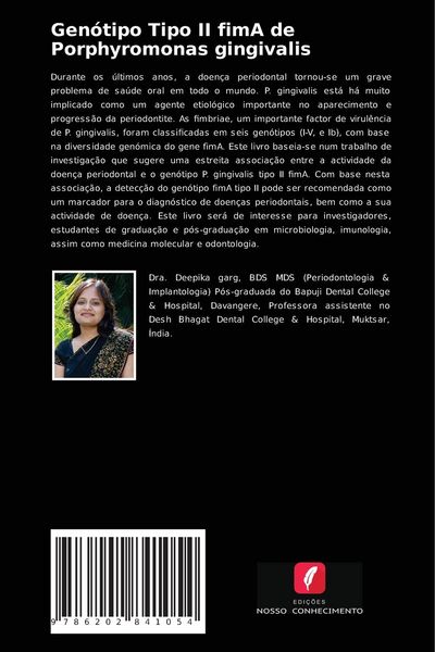 Produktbild: Gen&oacute;tipo Tipo II fimA de Porphyromonas gingivalis