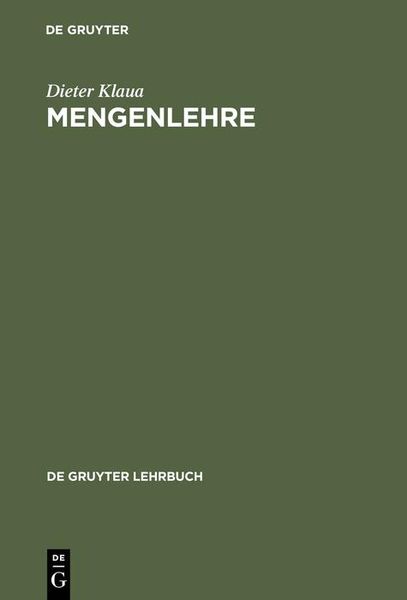 Produktbild: Mengenlehre
