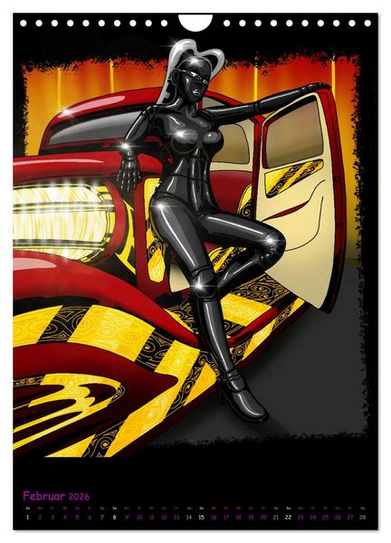 Produktbild: CYBER PINUPS (Wandkalender 2026 DIN A4 hoch), CALVENDO Monatskalender