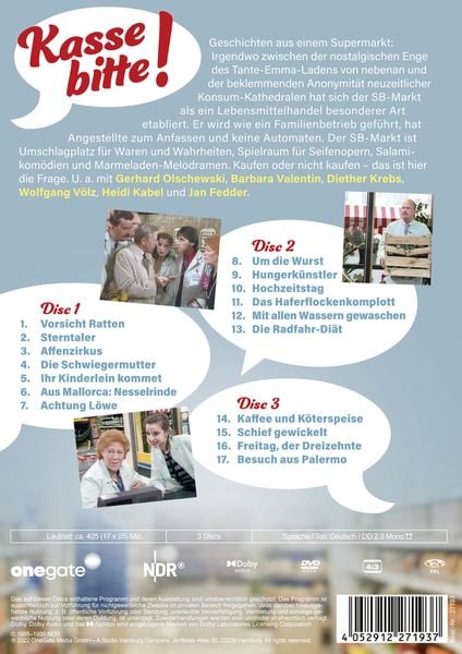 Produktbild: Kasse bitte! [3 DVDs]
