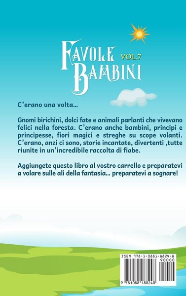 Produktbild: Favole per Bambini Una grande raccolta di favole e fiabe fantastiche. (Vol.7)