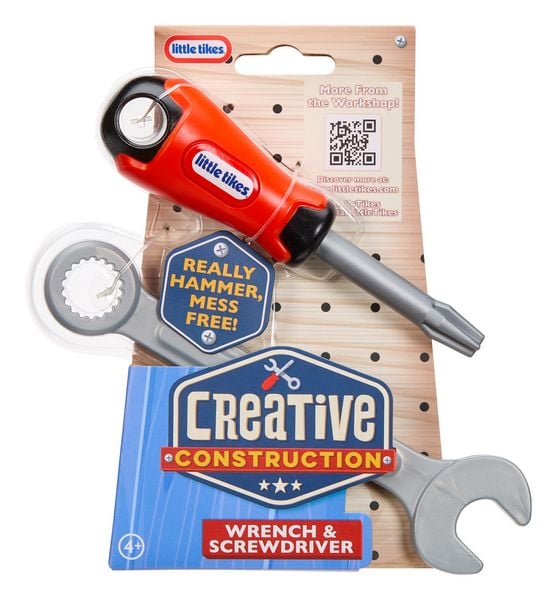 MGA Schraubenschlüssel und Schraubenzieher Set Little Tikes Creative Construction