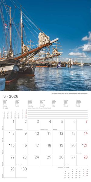 Alpha Edition - Deutschland 2026 Broschürenkalender, 30x30cm, Wandkalender mit Platz für Notizen und Termine, 12 Motive aus Deutschland, Monatsübersic