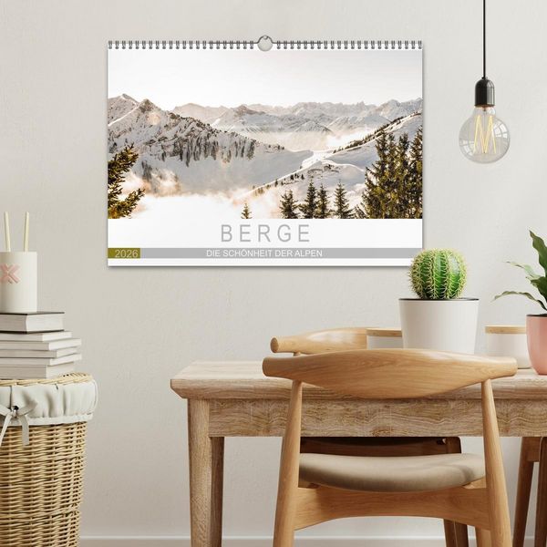 Produktbild: Berge - Die Sch&ouml;nheit der Alpen (Wandkalender 2026 DIN A3 quer), CALVENDO Monatskalender