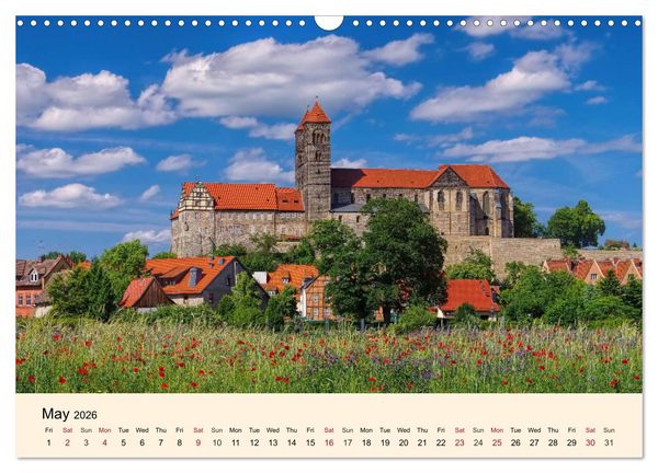 Produktbild: Quedlinburg - World Heritage Site in the Harz Mountains (Wall Calendar 2026 DIN A3 landscape), CALVENDO 12 Month Wall Calendar