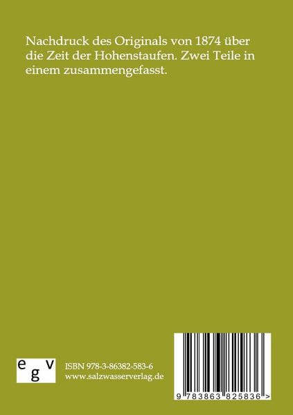 Produktbild: Kaiser Friedrich II. und die letzten Hohenstaufen