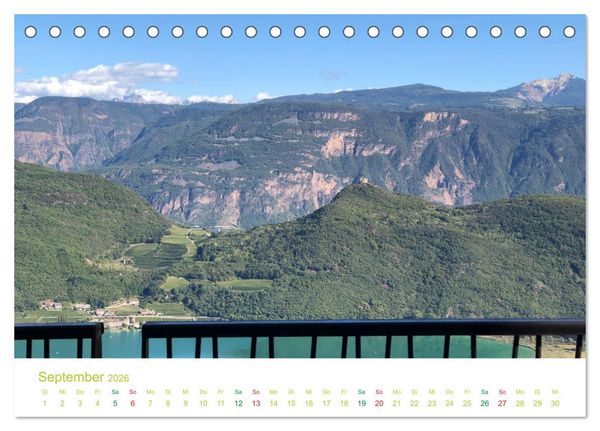 Produktbild: Der Kalterer See - Sch&ouml;nheit in S&uuml;dtirols S&uuml;den (Tischkalender 2026 DIN A5 quer), CALVENDO Monatskalender