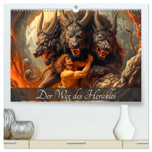 Produktbild: Der Weg des Herakles (hochwertiger Premium Wandkalender 2027 DIN A2 quer), Kunstdruck in Hochglanz