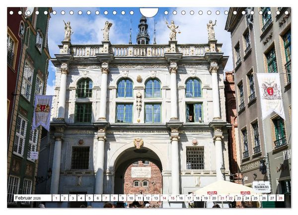 Produktbild: Danzig - Gdansk (Wandkalender 2026 DIN A4 quer), CALVENDO Monatskalender