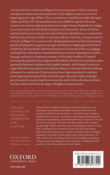 Produktbild: Literature and Law in the Era of Magna Carta