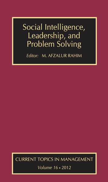 Produktbild: Social Intelligence, Leadership, and Problem Solving
