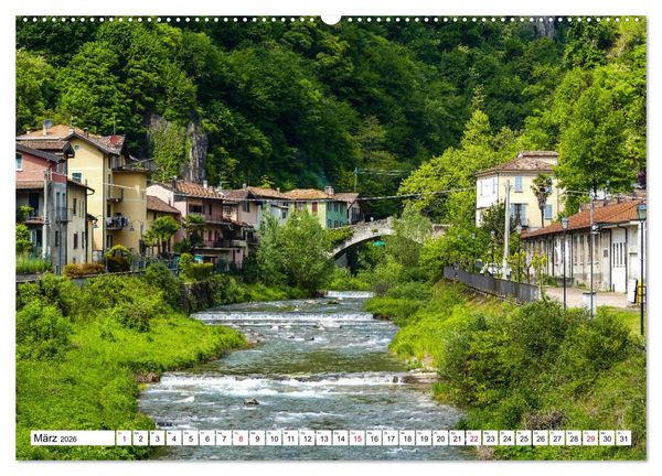 Produktbild: Impressionen vom Luganer See (Wandkalender 2026 DIN A2 quer), CALVENDO Monatskalender