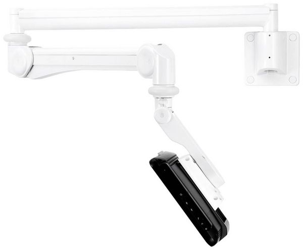 Produktbild: Neomounts FPMA-HAW300 Medical Monitor-Wandhalterung 1 Display(s) 25,4 cm (10") - 61 cm (24") Wei&szlig; Schwenkbar, Rotierbar, Neigbar, H&ouml;henverstellbar